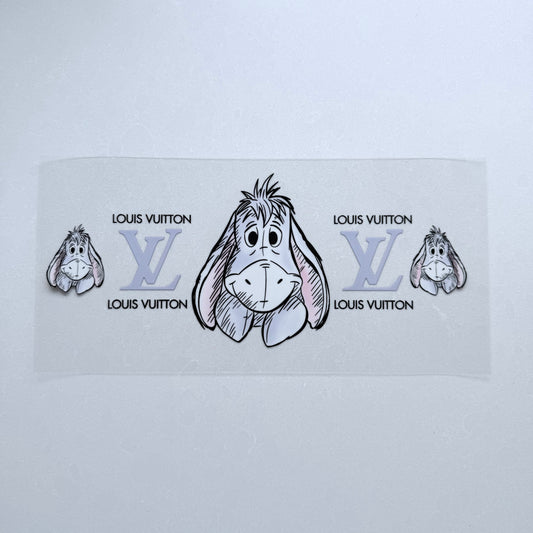 Double Sided UVDTF Wrap | 16oz Tumbler Transfer | 24cm x 11cm | Honey Bear & Friends | 68