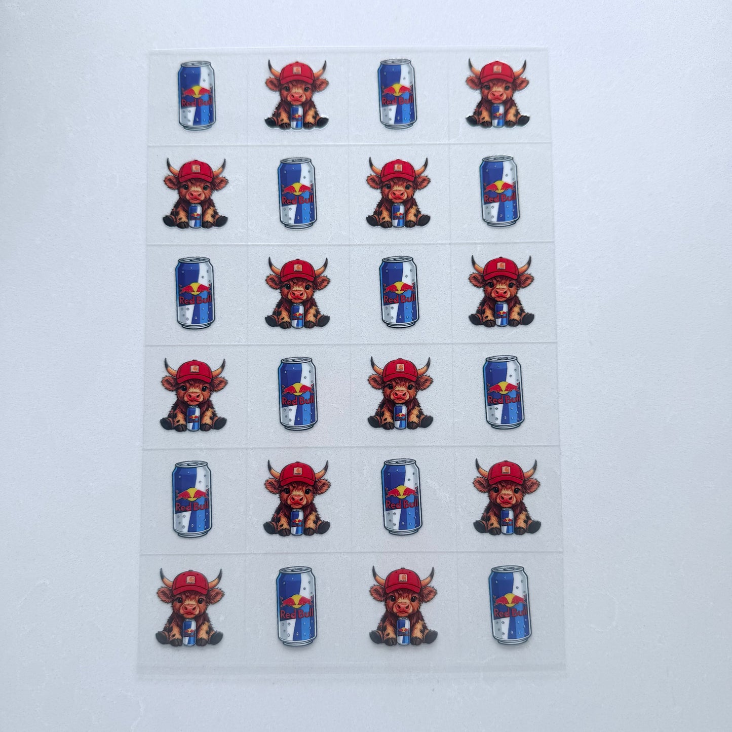 Premium A5 Kiss Cut UVDTF Wraps | A5 Transfer Sheet | Ready to Apply | Drinks 5