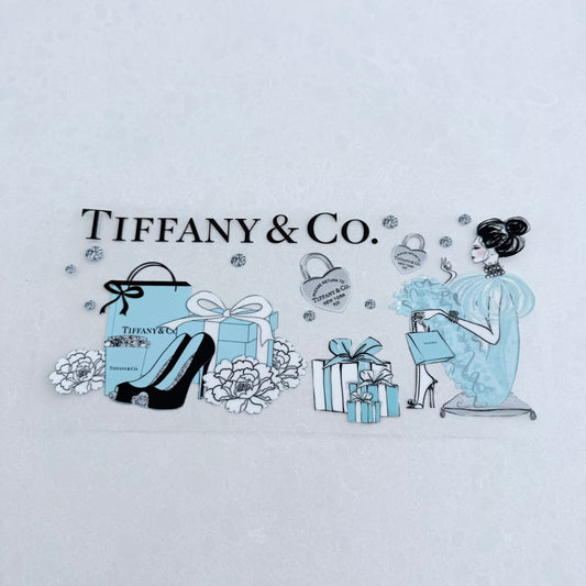 Double Sided UVDTF Wrap | 16oz Tumbler Transfer | 24cm x 11cm | Designer 44