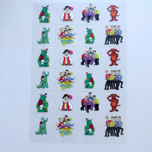 Premium A5 Kiss Cut UVDTF Wraps | A5 Transfer Sheet | Ready to Apply | Character 2