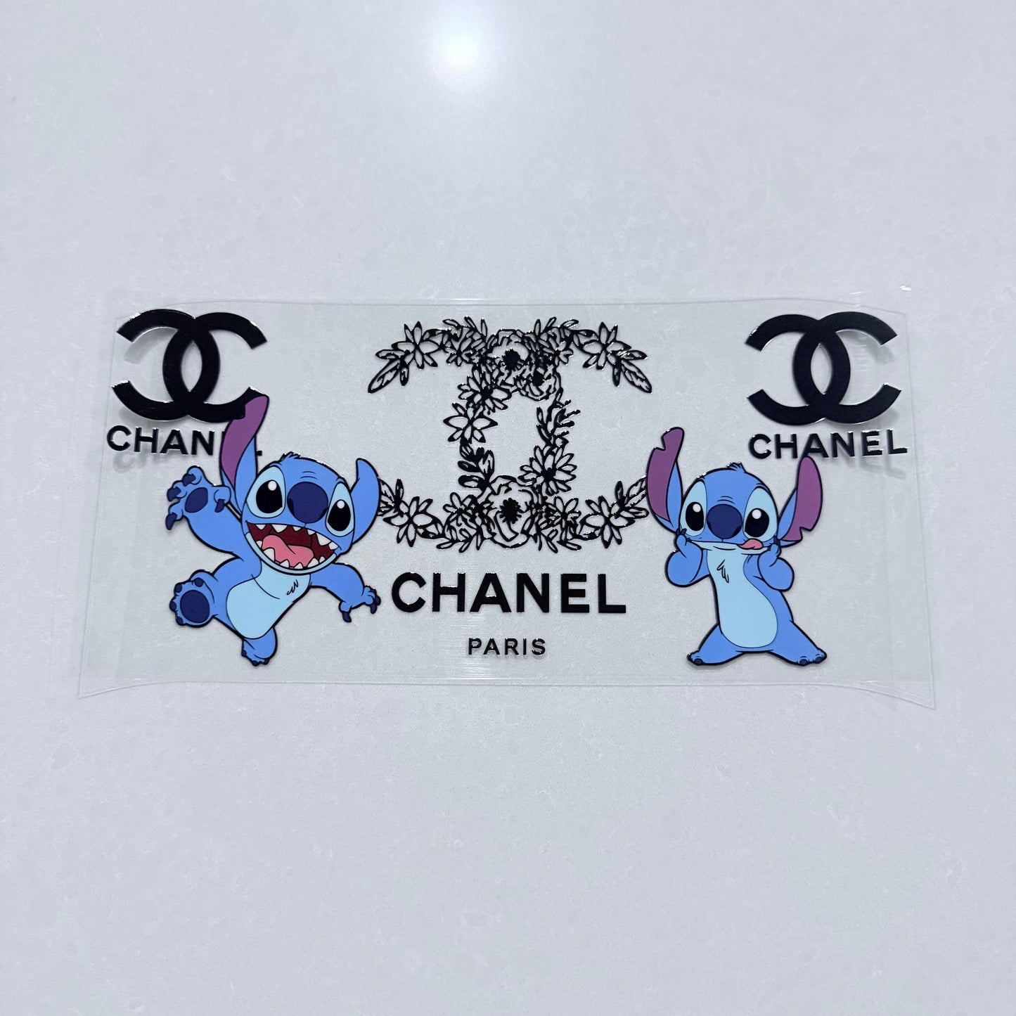 Double Sided UVDTF Wrap | 16oz Tumbler Transfer | 24cm x 11cm | Designer 36