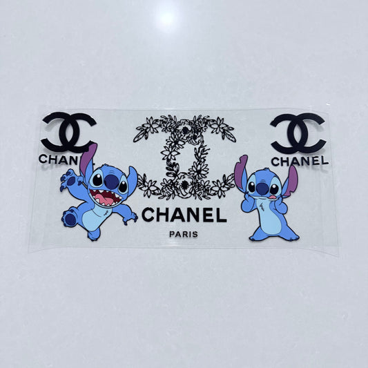 Double Sided UVDTF Wrap | 16oz Tumbler Transfer | 24cm x 11cm | Designer 36