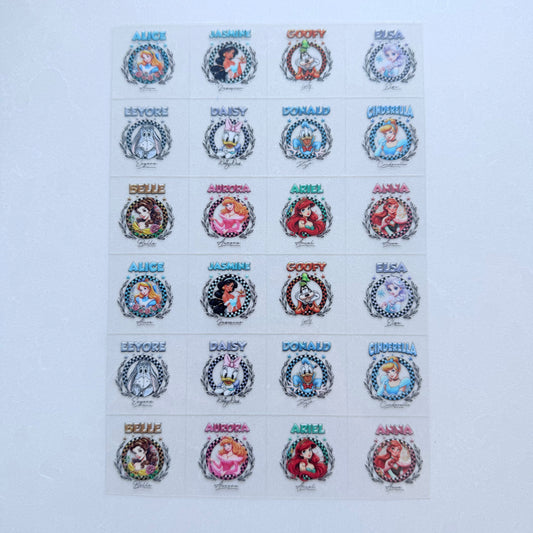 Premium A5 Kiss Cut UVDTF Wraps | A5 Transfer Sheet | Ready to Apply | Character 5
