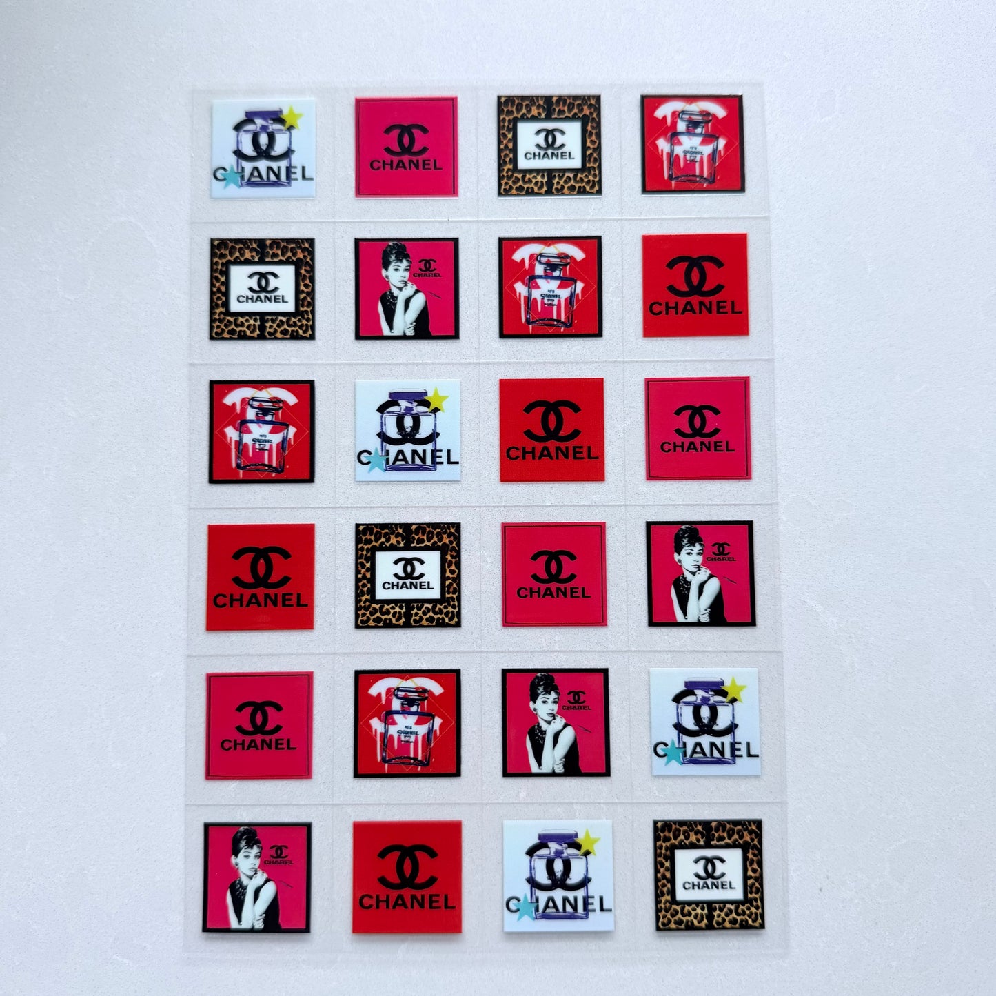Premium A5 Kiss Cut UVDTF Wraps | A5 Transfer Sheet | Ready to Apply | Designer 17