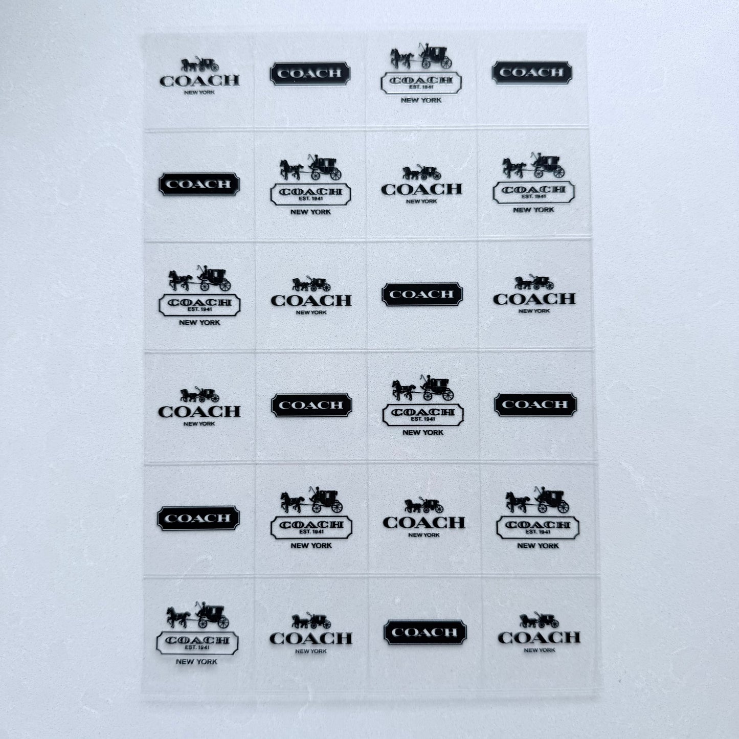 Premium A5 Kiss Cut UVDTF Wraps | A5 Transfer Sheet | Ready to Apply | Designer 4