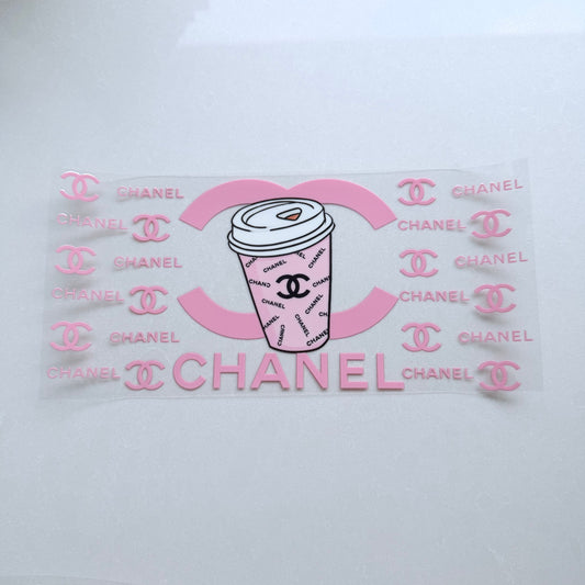 Double Sided UVDTF Wrap | 16oz Tumbler Transfer | 24cm x 11cm | Designer | 36