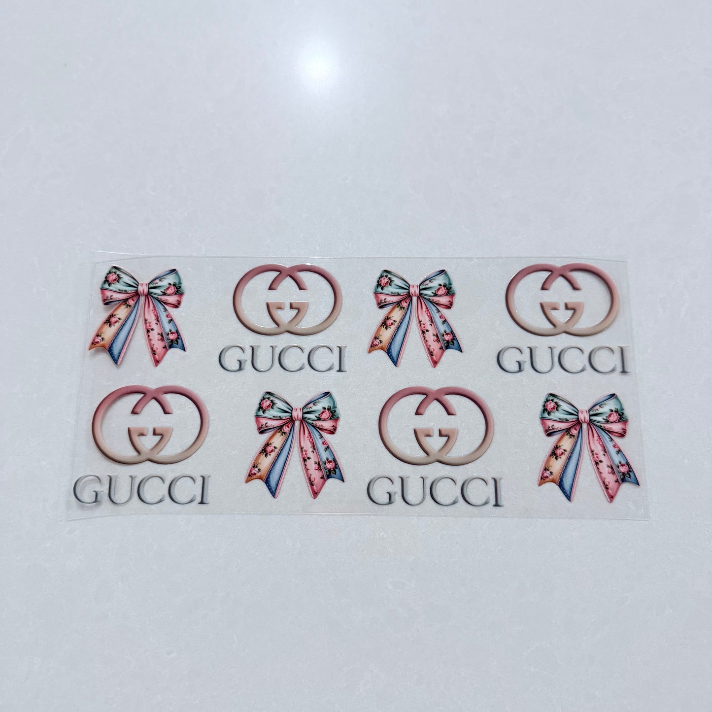 Double Sided UVDTF Wrap | 16oz Tumbler Transfer | 24cm x 11cm | Designer 24