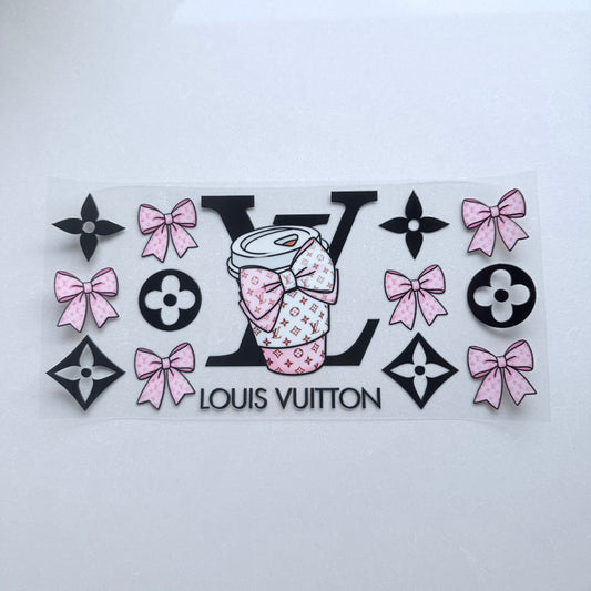 Double Sided UVDTF Wrap | 16oz Tumbler Transfer | 24cm x 11cm | Designer | 43
