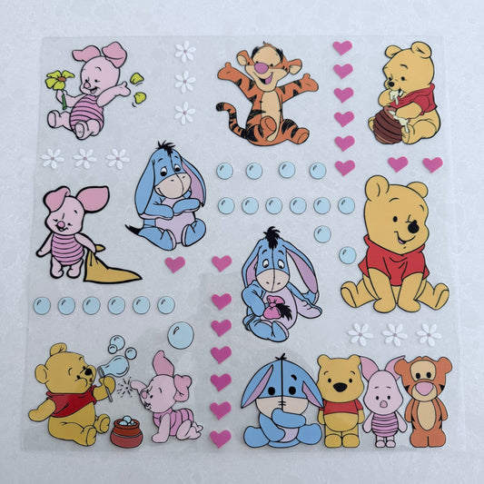 Premium 11-Inch Element UVDTF Sheet | Multi Element Transfer Pack | Ready to Apply | Design 4