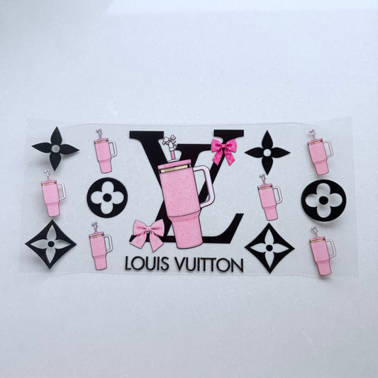 Double Sided UVDTF Wrap | 16oz Tumbler Transfer | 24cm x 11cm | Designer | 30