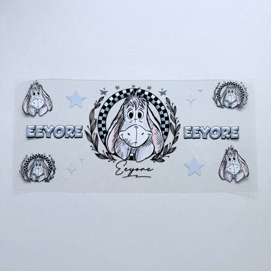 Double Sided UVDTF Wrap | 16oz Tumbler Transfer | 24cm x 11cm | Honey Bear & Friends | 64