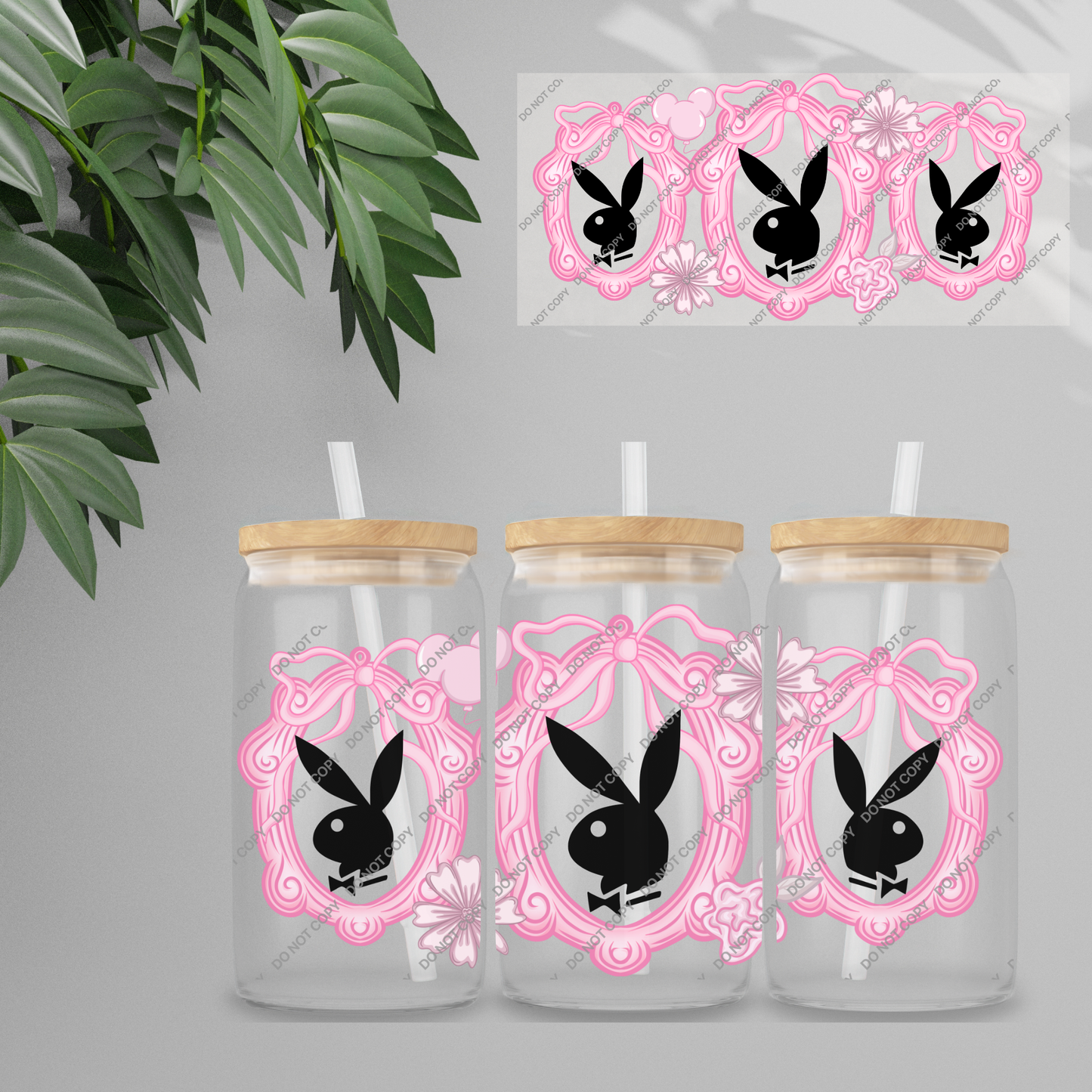 Double Sided UVDTF Wrap | 16oz Tumbler Transfer | 24cm x 11cm | characters 129