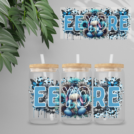 Double Sided UVDTF Wrap | 16oz Tumbler Transfer | 24cm x 11cm | Honey Bear & Friends | 34