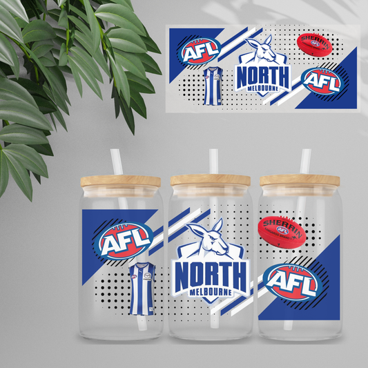 Double Sided UVDTF Wrap | 16oz Tumbler Transfer | 24cm x 11cm | Sports | 7