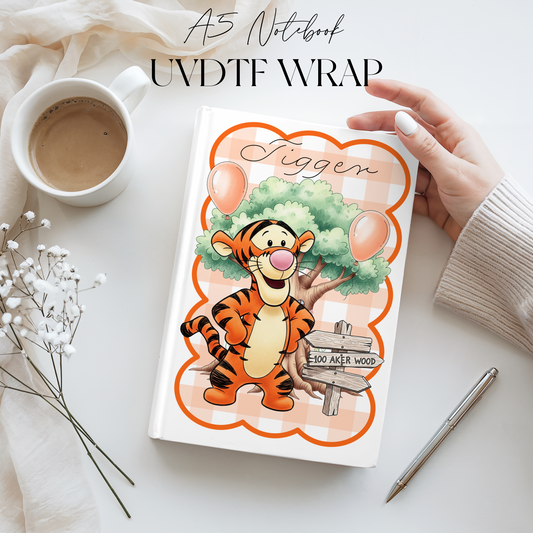 Premium A5 Notebook UVDTF Wraps | A5 Transfer | Design 25