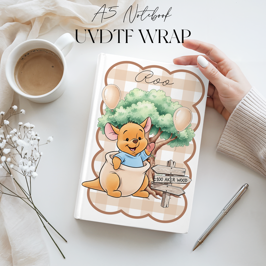 Premium A5 Notebook UVDTF Wraps | A5 Transfer | Design 23