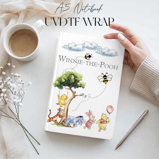 Premium A5 Notebook UVDTF Wraps | A5 Transfer | Design 17