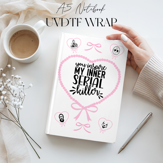 Premium A5 Notebook UVDTF Wraps | A5 Transfer | Design 5