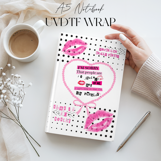 Premium A5 Notebook UVDTF Wraps | A5 Transfer | Design 4