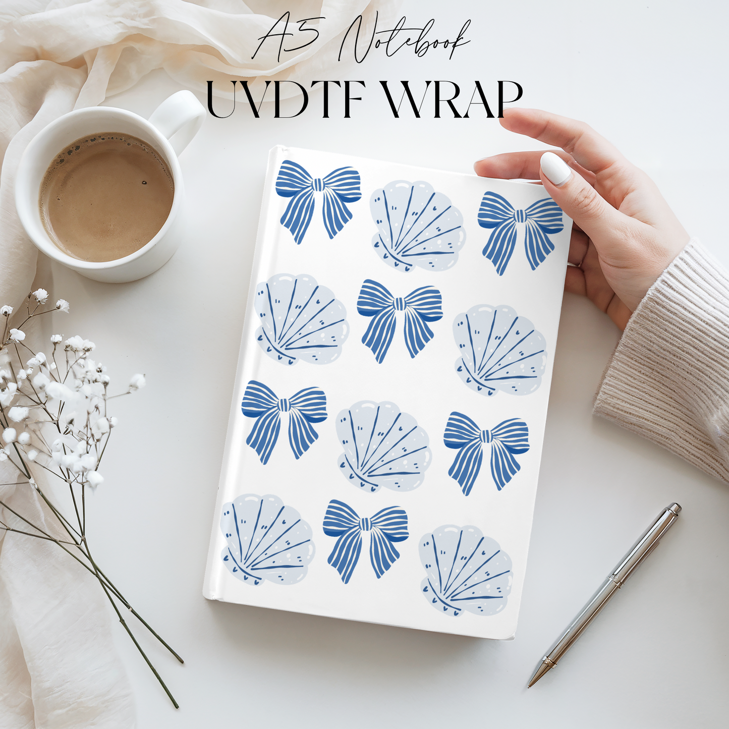 Premium A5 Notebook UVDTF Wraps | A5 Transfer | Design 2