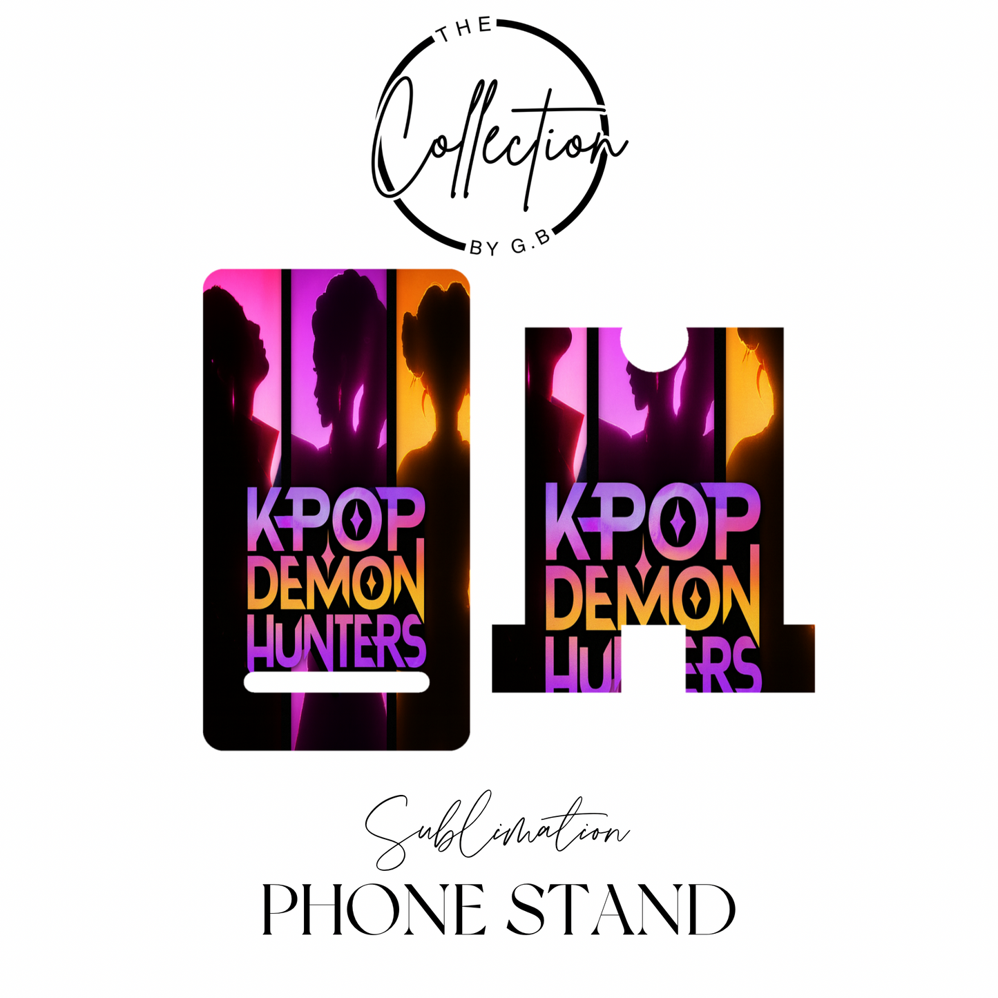 MDF Phone Stands | Sublimation Printed | Ready to Use | Design 36