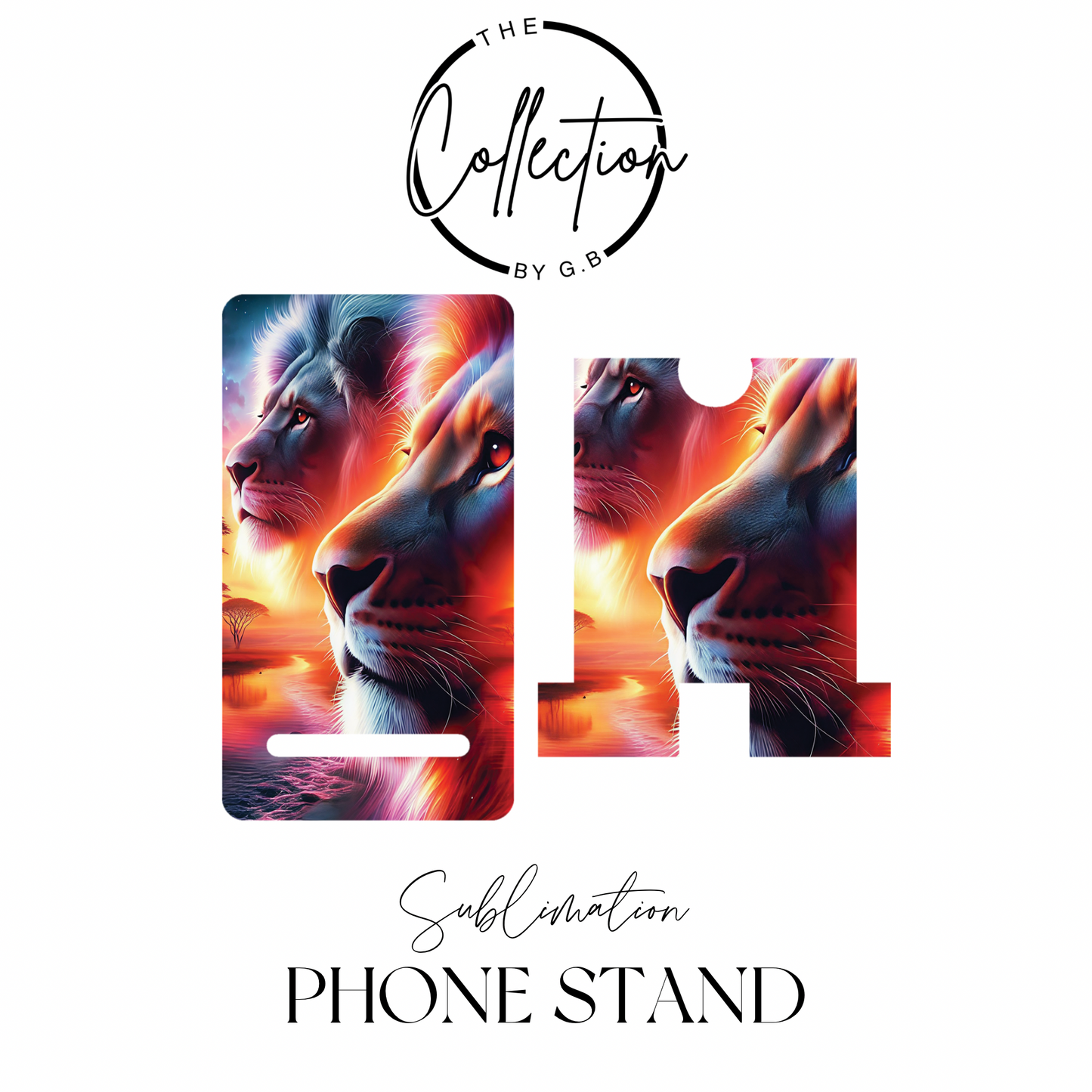 MDF Phone Stands | Sublimation Printed | Ready to Use | Design 26
