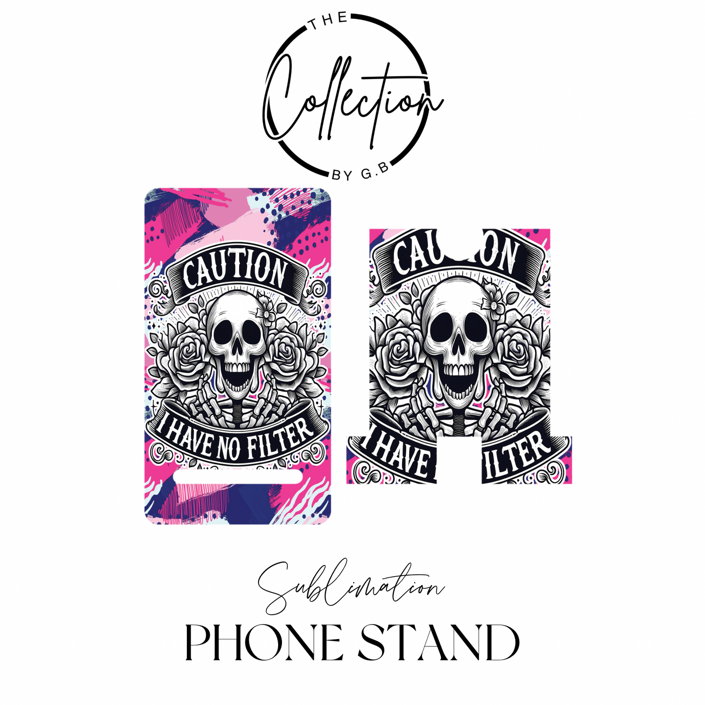 MDF Phone Stands | Sublimation Printed | Ready to Use | Design 14