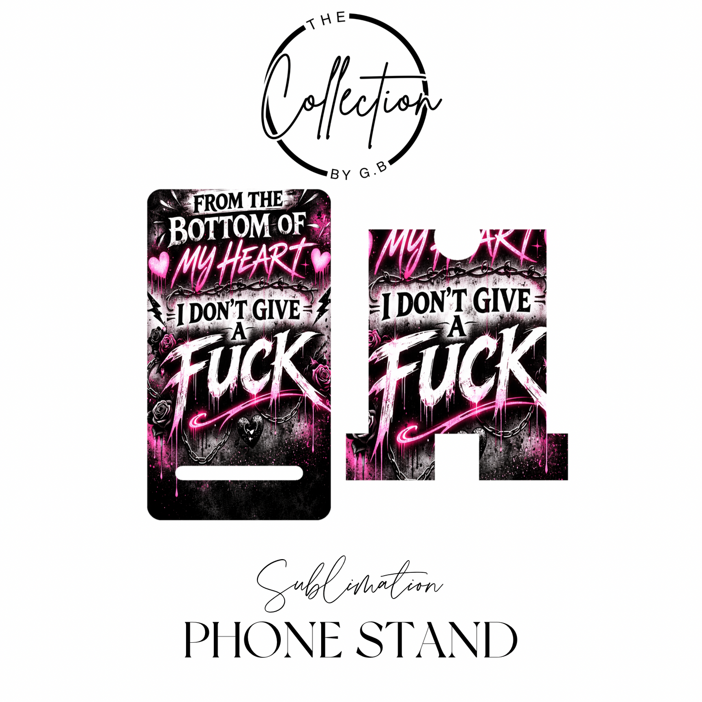 MDF Phone Stands | Sublimation Printed | Ready to Use | Design 11