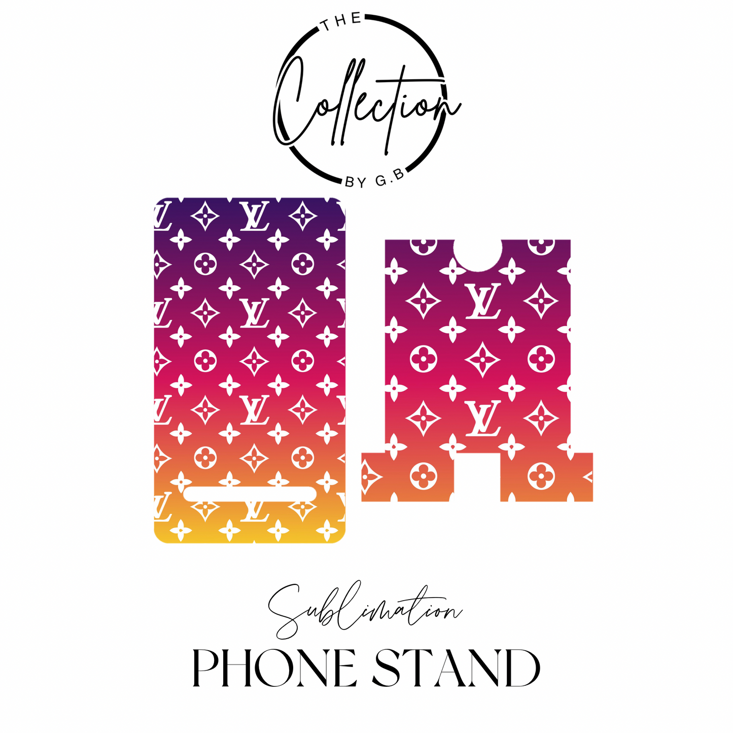 MDF Phone Stands | Sublimation Printed | Ready to Use | Design 8