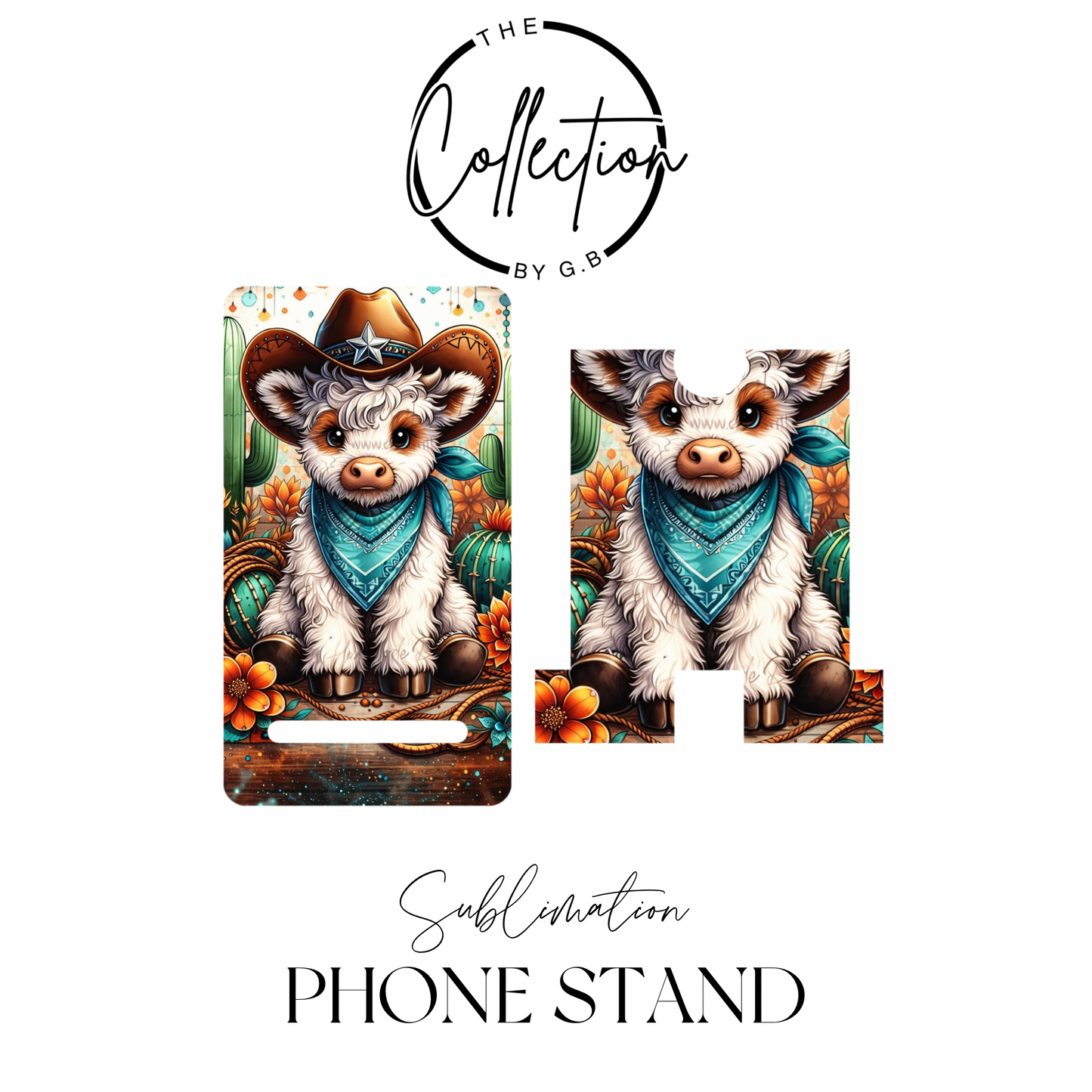 MDF Phone Stands | Sublimation Printed | Ready to Use | Design 7