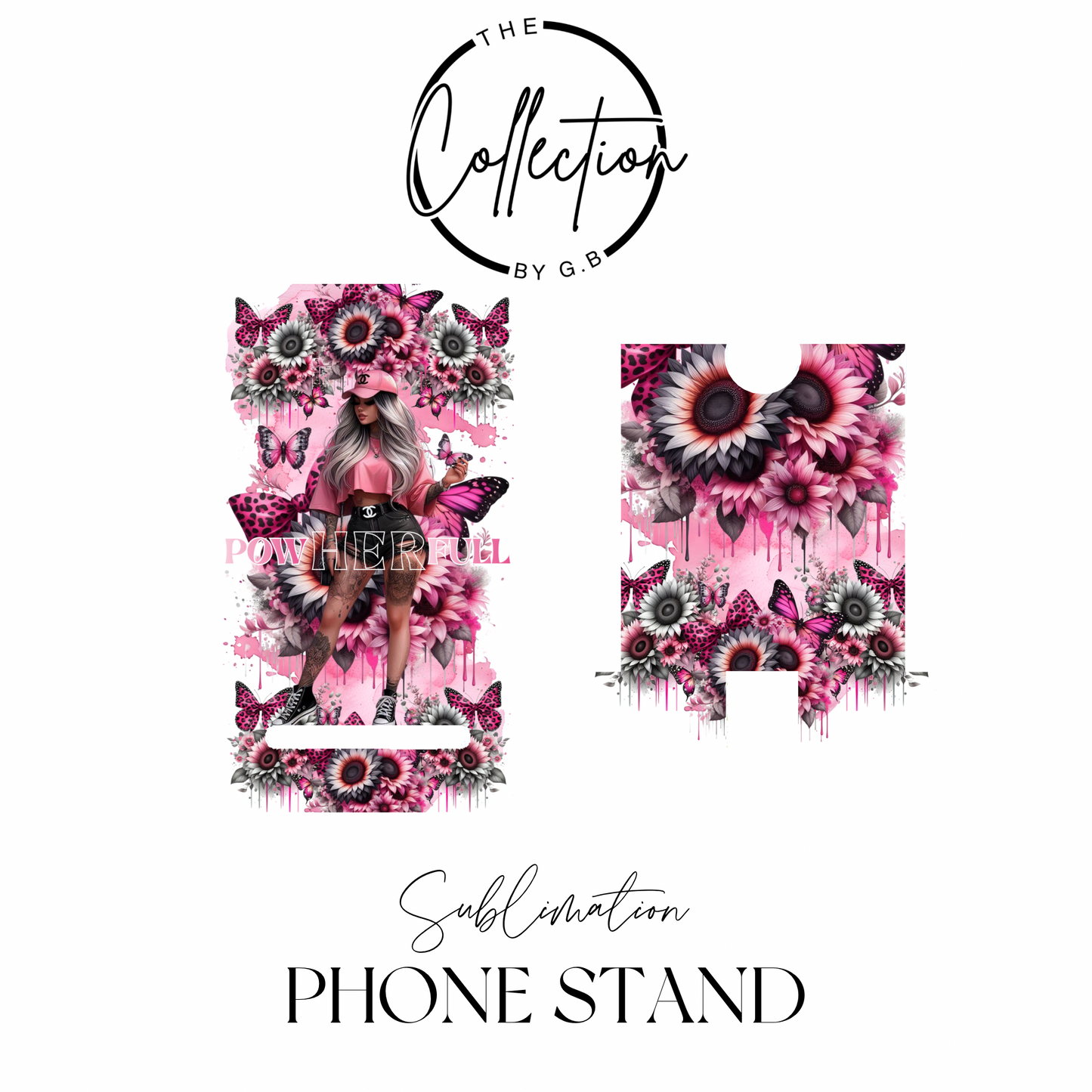 MDF Phone Stands | Sublimation Printed | Ready to Use | Design 2