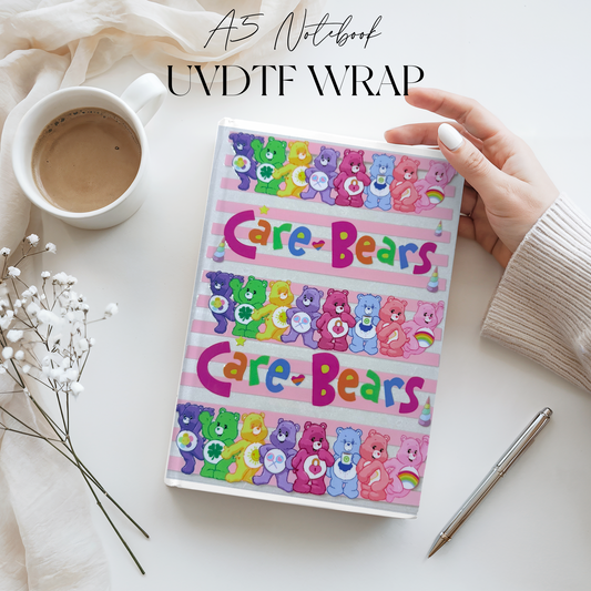 Premium A5 Notebook UVDTF Wraps | A5 Transfer | Design 27