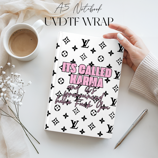Premium A5 Notebook UVDTF Wraps | A5 Transfer | Design 38