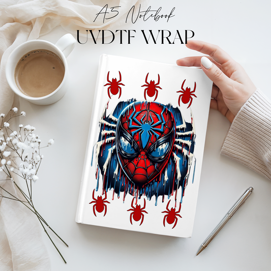 Premium A5 Notebook UVDTF Wraps | A5 Transfer | Design 34