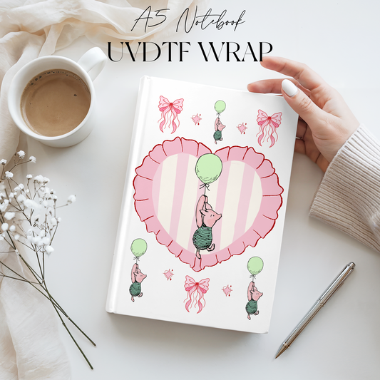 Premium A5 Notebook UVDTF Wraps | A5 Transfer | Design 33