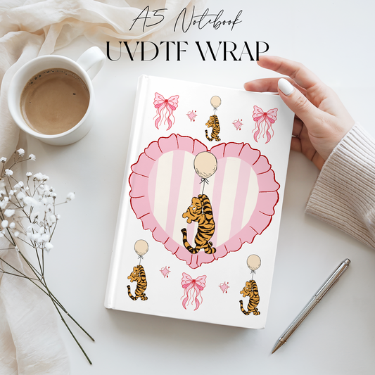 Premium A5 Notebook UVDTF Wraps | A5 Transfer | Design 31