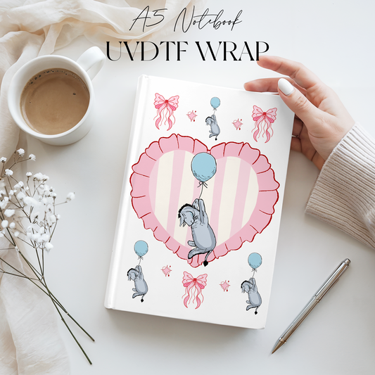Premium A5 Notebook UVDTF Wraps | A5 Transfer | Design 30