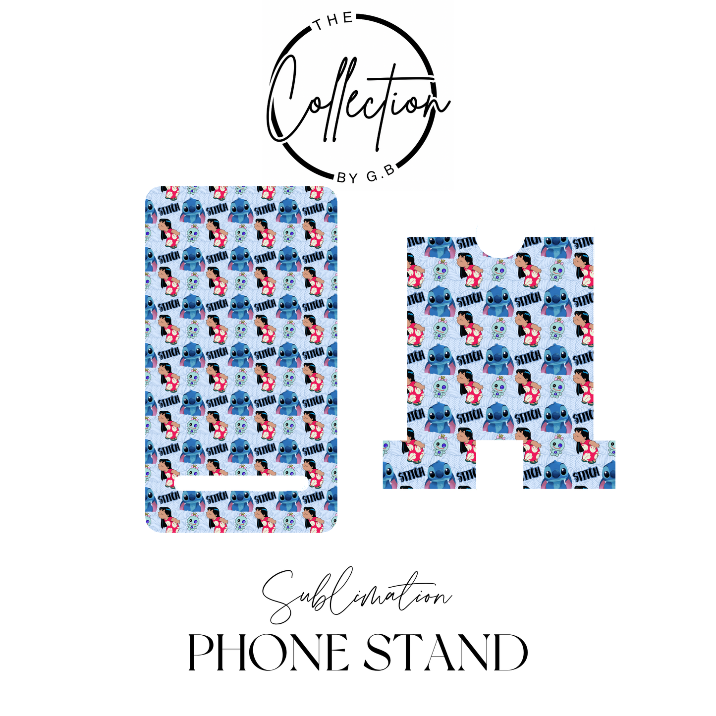 MDF Phone Stands | Sublimation Printed | Ready to Use | Design 75