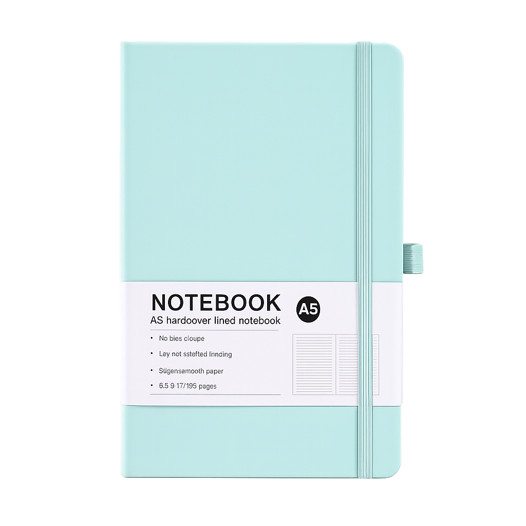 Premium A5 PU Leather Notebook | UV DTF Ready | Customisable Hardcover Journal