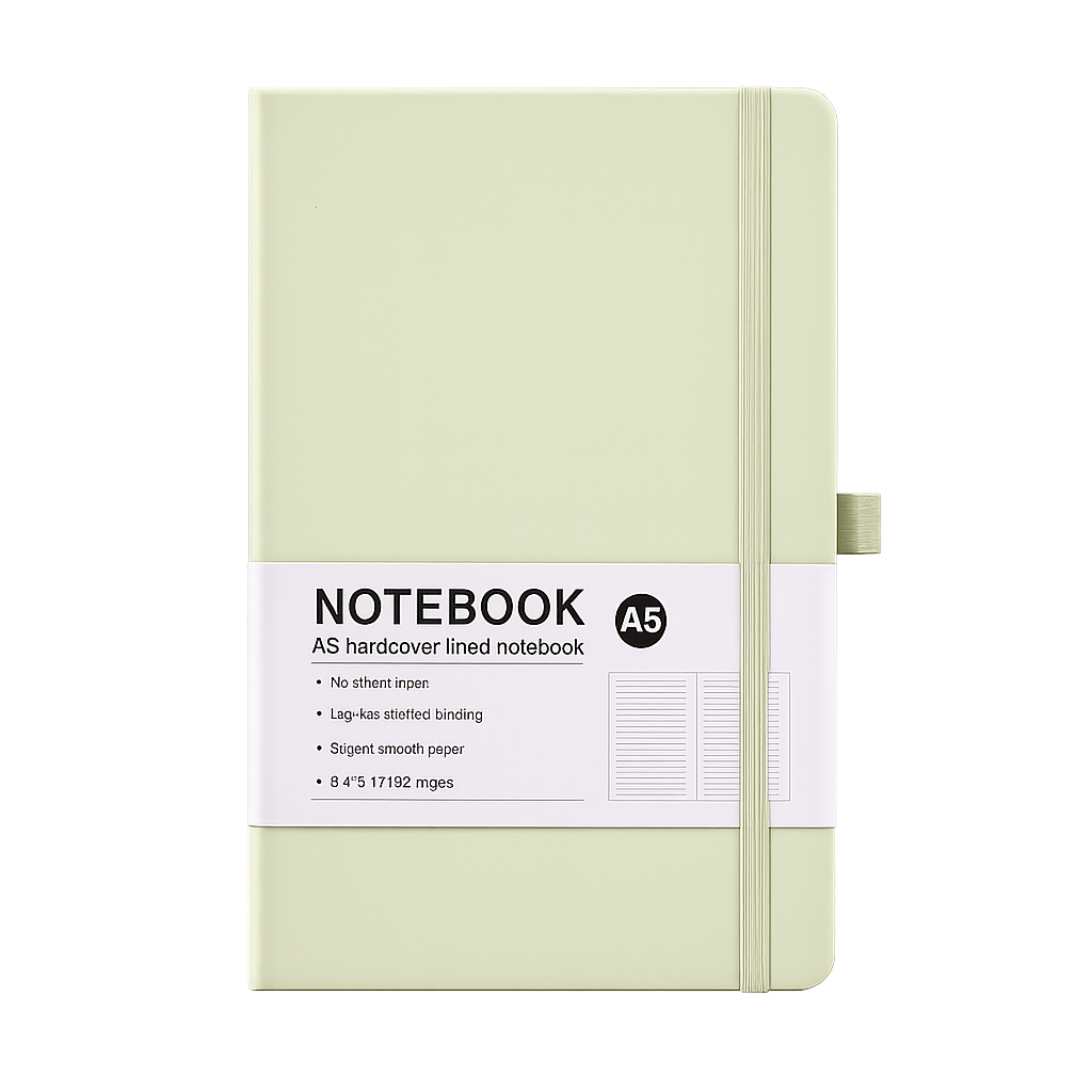 Premium A5 PU Leather Notebook | UV DTF Ready | Customisable Hardcover Journal
