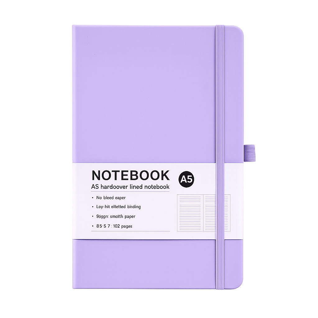 Premium A5 PU Leather Notebook | UV DTF Ready | Customisable Hardcover Journal