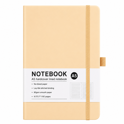 Premium A5 PU Leather Notebook | UV DTF Ready | Customisable Hardcover Journal