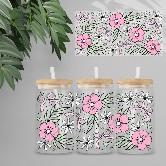 Double Sided UVDTF Wrap | 16oz Tumbler Transfer | 24cm x 11cm | Cutesy 20