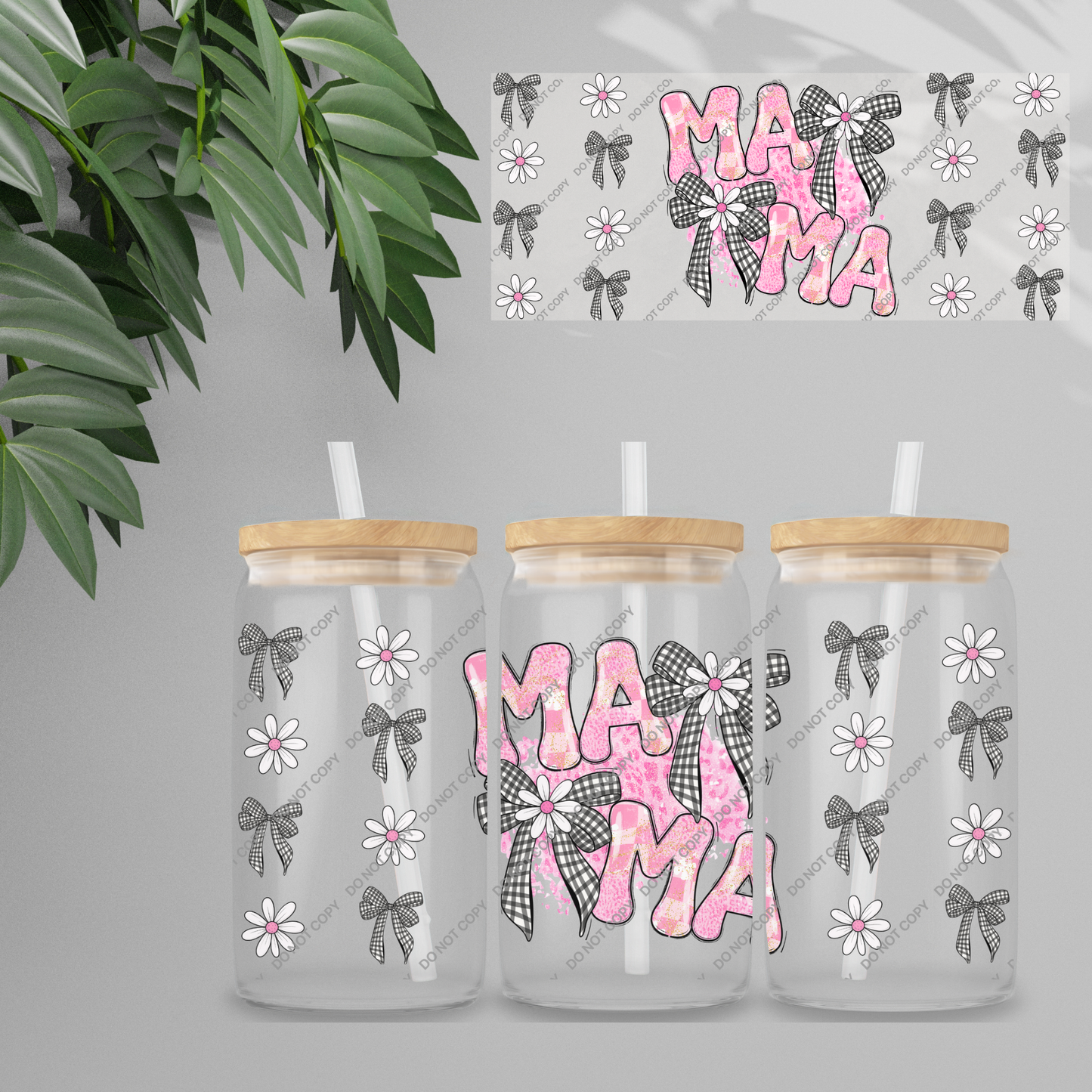 Double Sided UVDTF Wrap | 16oz Tumbler Transfer | 24cm x 11cm | Cutesy 23