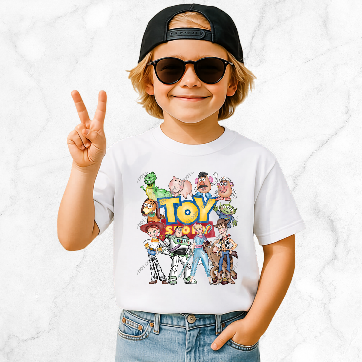 Kids DTF Heat Transfer Set | 20cm Transfer & 10cm Transfer | Design 1