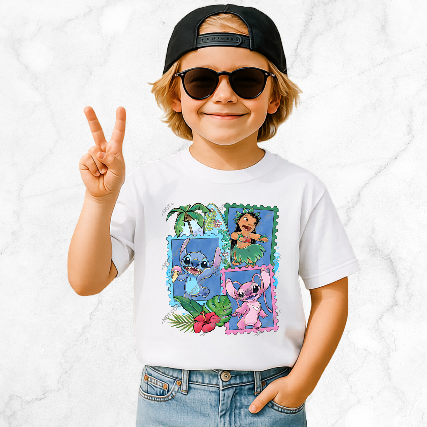 Kids DTF Heat Transfer Set | 20cm Transfer & 10cm Transfer | Design 9