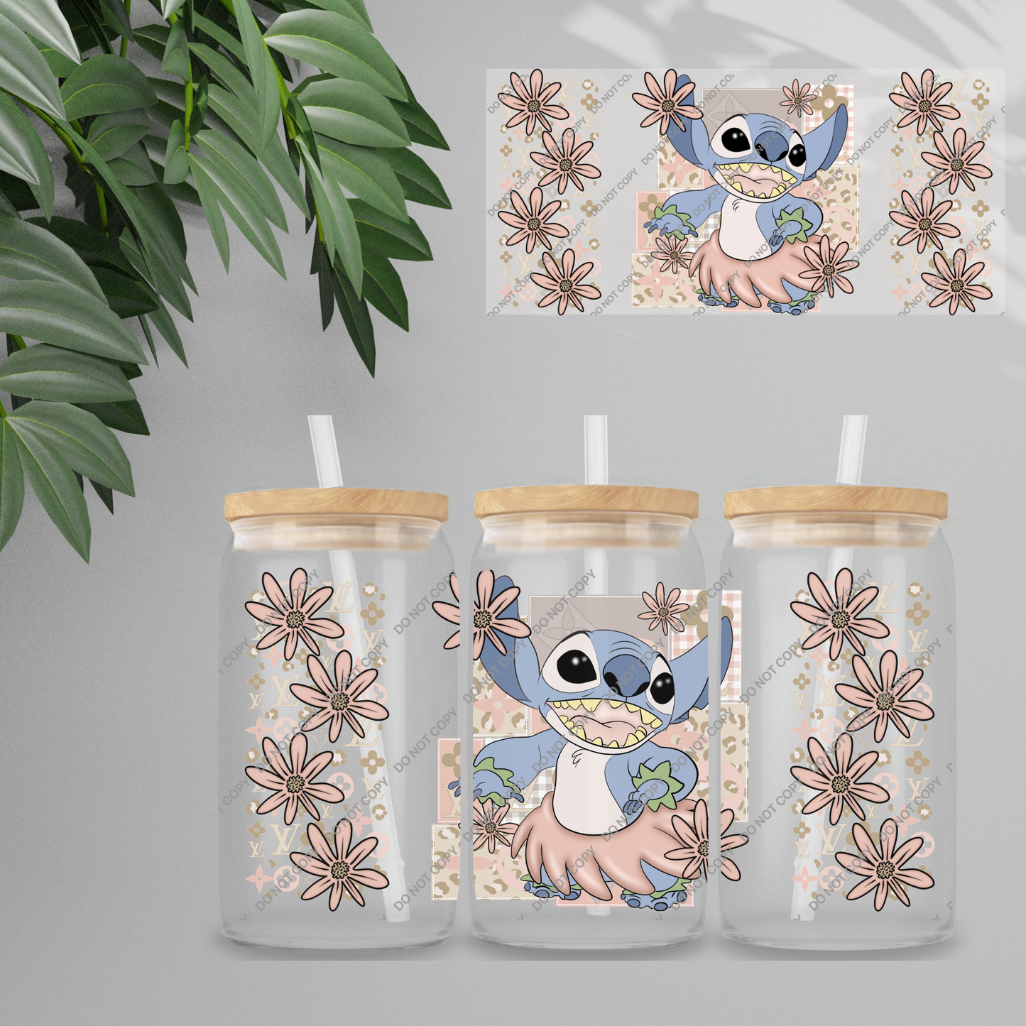 Double Sided UVDTF Wrap | 16oz Tumbler Transfer | 24cm x 11cm | characters 101