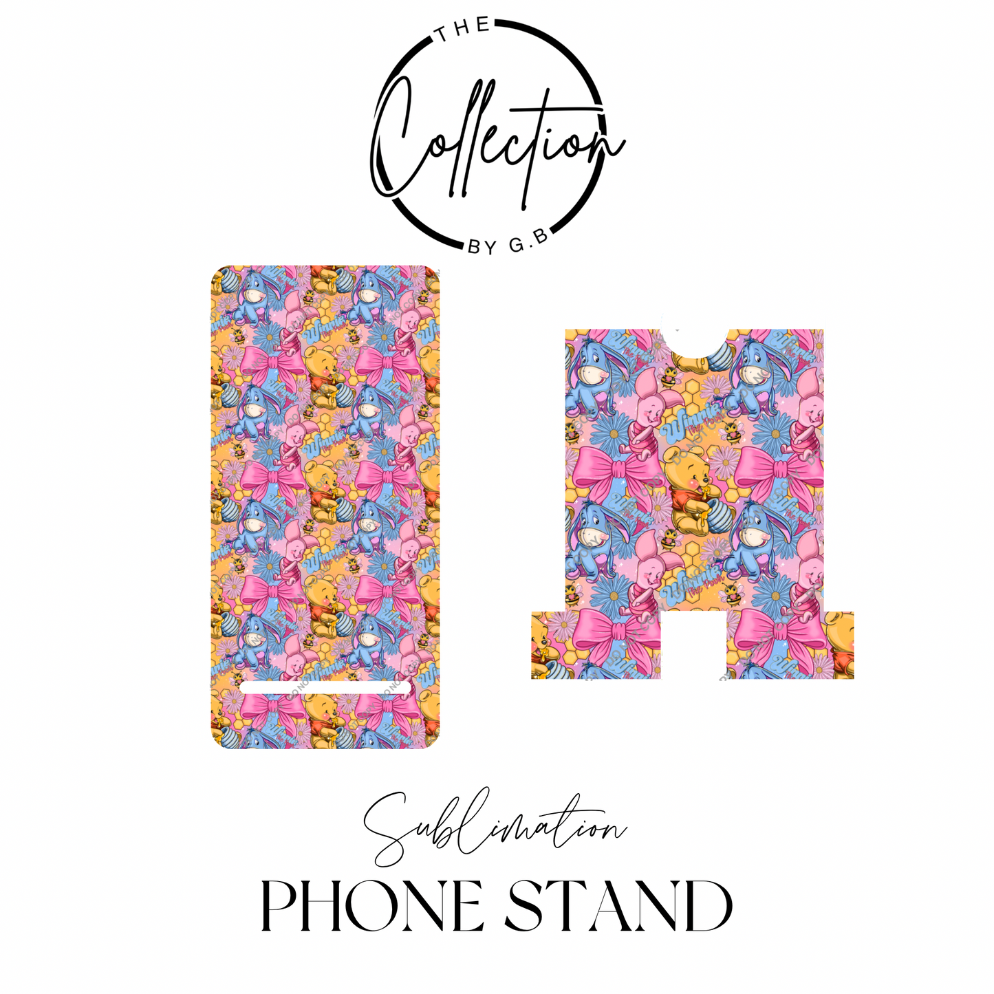 MDF Phone Stands | Sublimation Printed | Ready to Use | Design 101