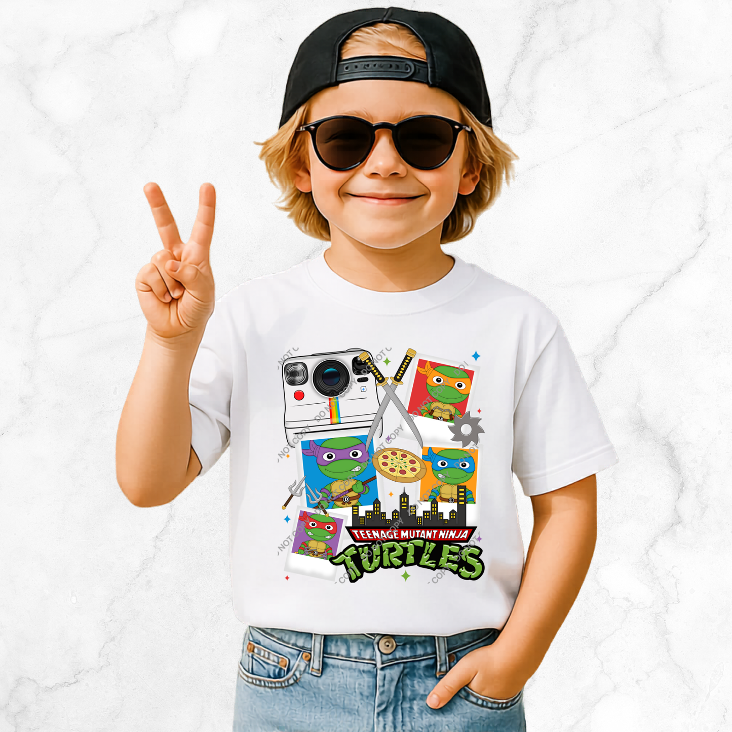 Kids DTF Heat Transfer Set | 20cm Transfer & 10cm Transfer | Design 56