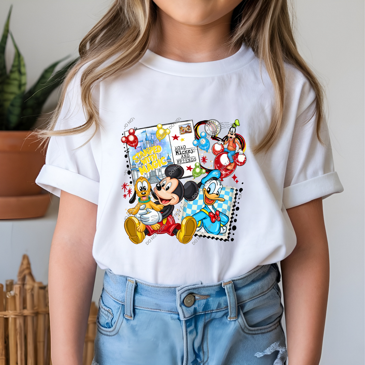 Kids DTF Heat Transfer Set | 20cm Transfer & 10cm Transfer | Design 53
